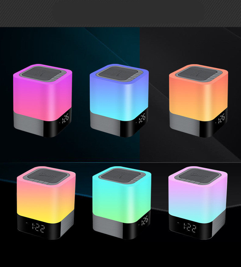 Bluetooth Speaker with LED Clock, Night Light & FM Radio – 4000mAh