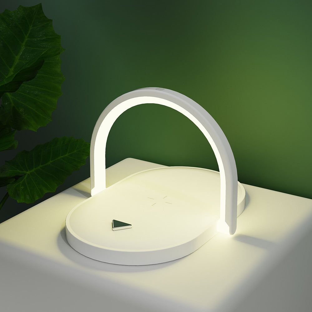 3-in-1 Foldable Wireless Charger with Night Light – 15W Fast Charging Station