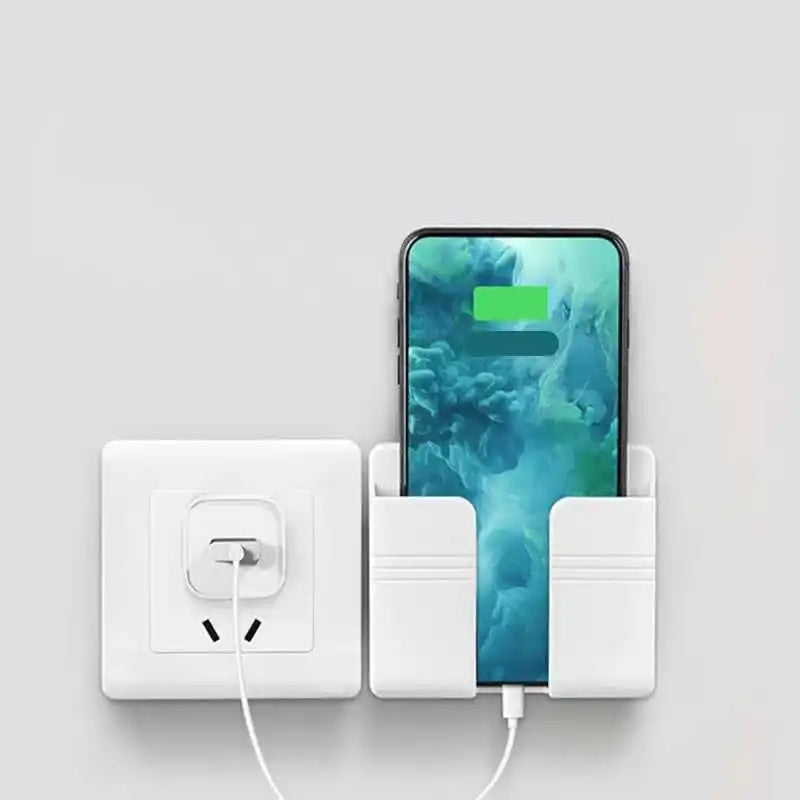 Wall-Mount Phone Charger Holder