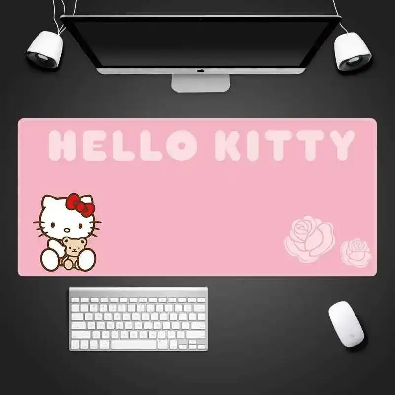 Anime Mouse Pad - Pink Girl Design
