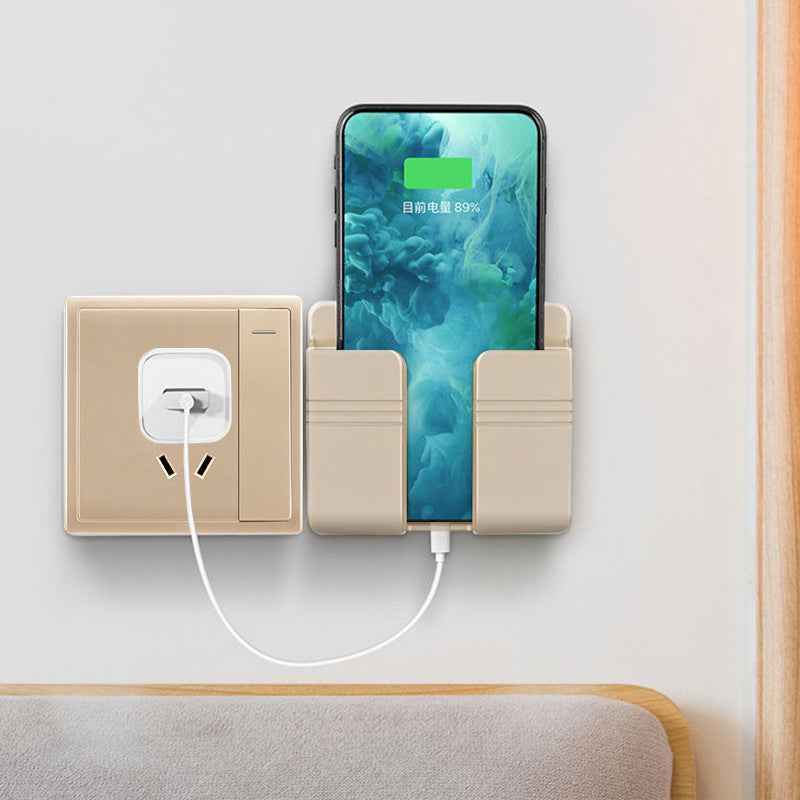 Wall-Mount Phone Charger Holder