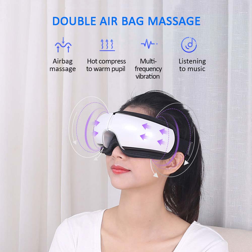 Smart Eye Massager – Air Pressure, Vibration & Heat Therapy