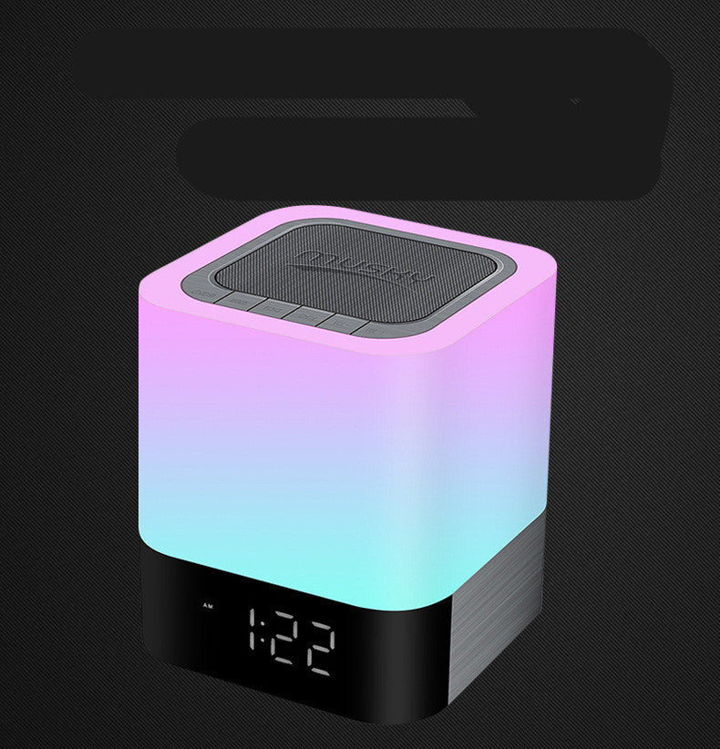 Bluetooth Speaker with LED Clock, Night Light & FM Radio – 4000mAh