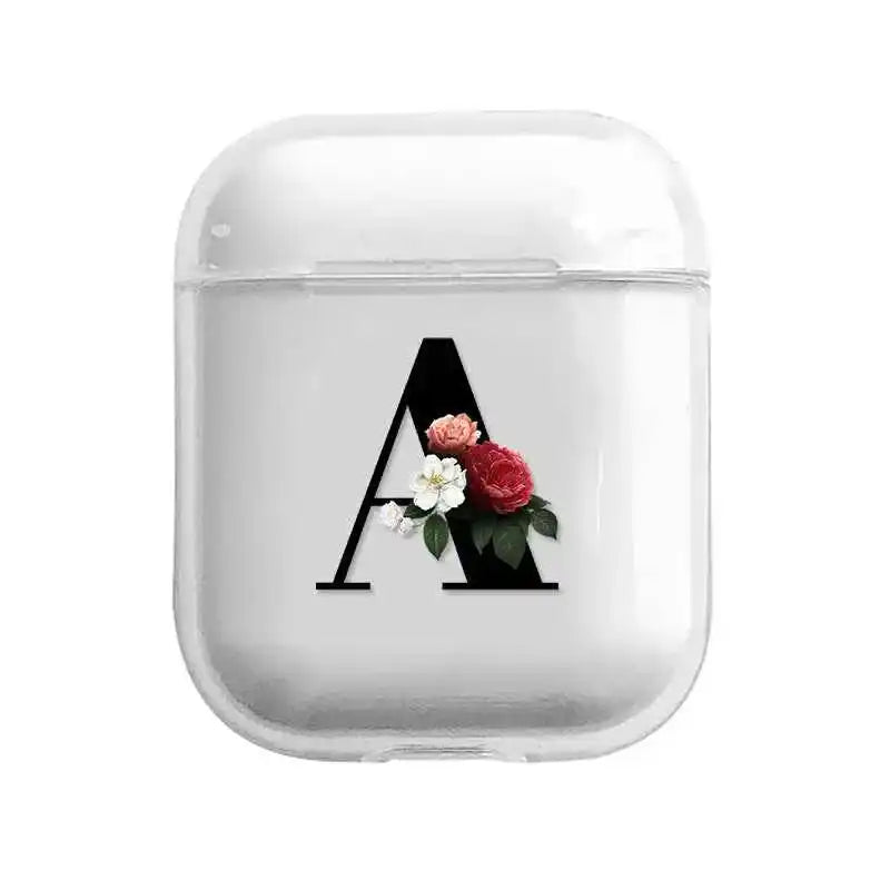 AirPods Case - Alphabet Design PC Shell