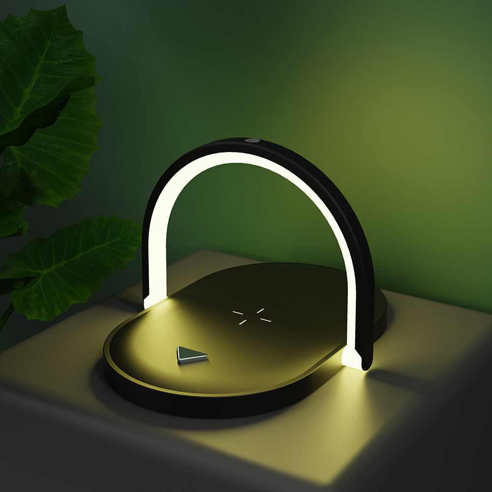 3-in-1 Foldable Wireless Charger with Night Light – 15W Fast Charging Station