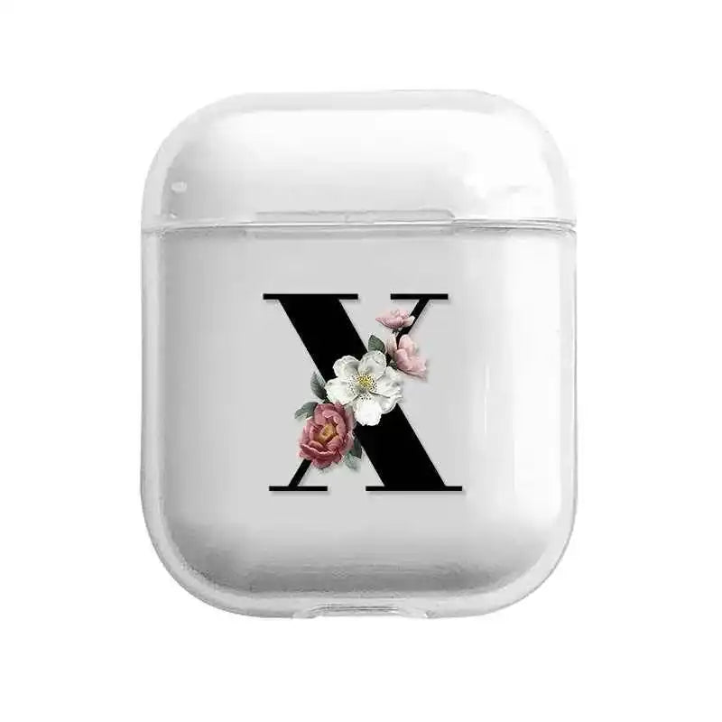 AirPods Case - Alphabet Design PC Shell