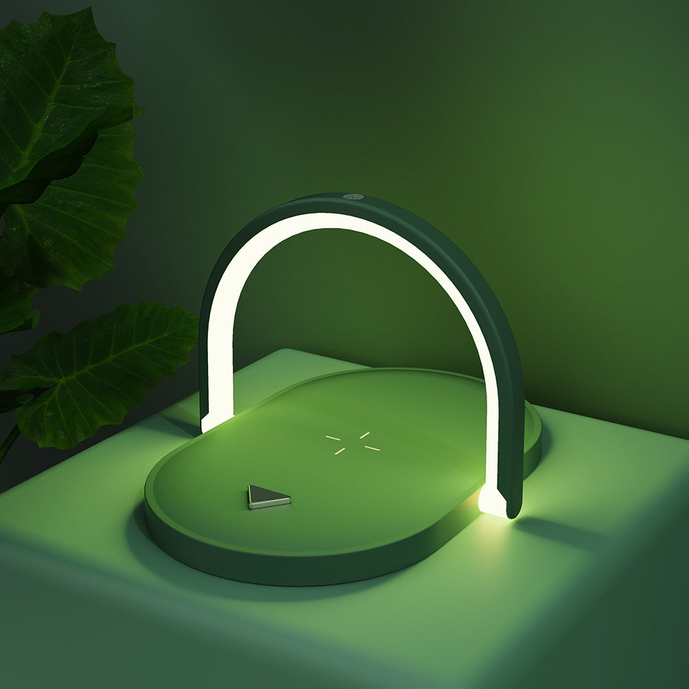 3-in-1 Foldable Wireless Charger with Night Light – 15W Fast Charging Station