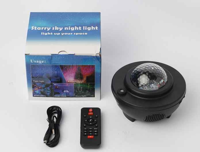 LED Bluetooth Projector - Music Speaker