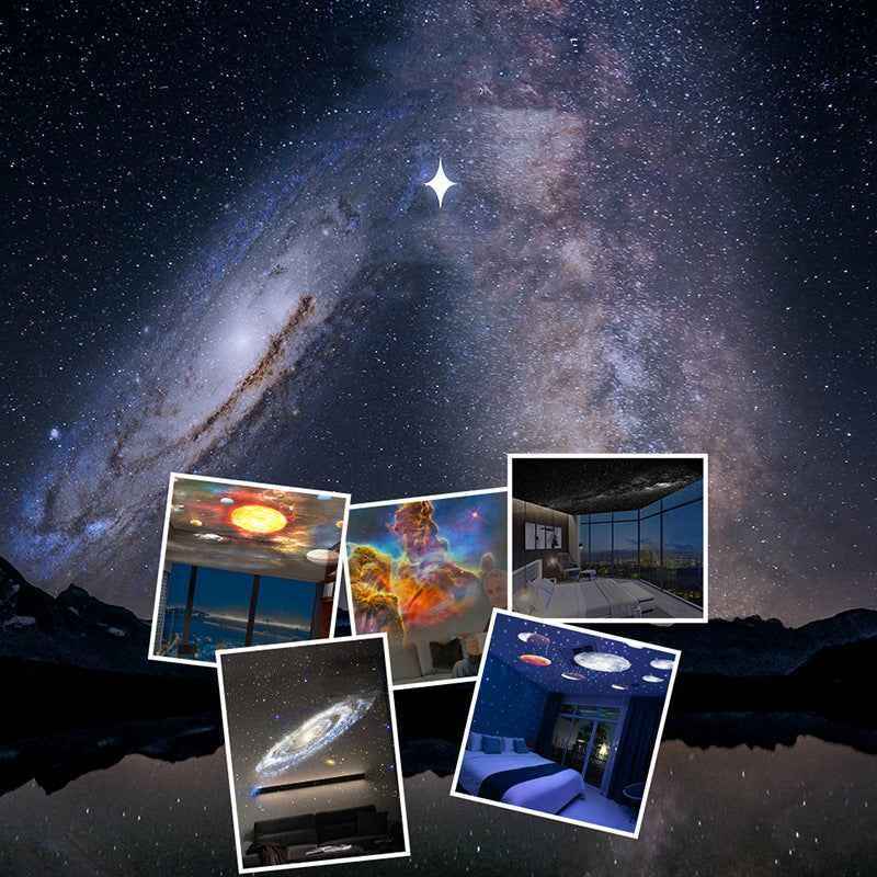 Galaxy Star Projector - 360° Rotating Night Light