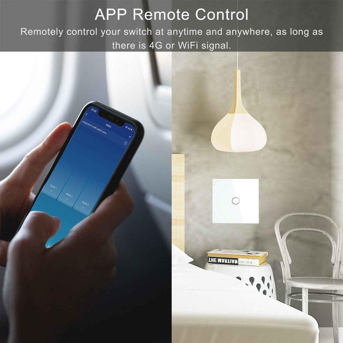 Smart WiFi Switch - RF433 Voice Control