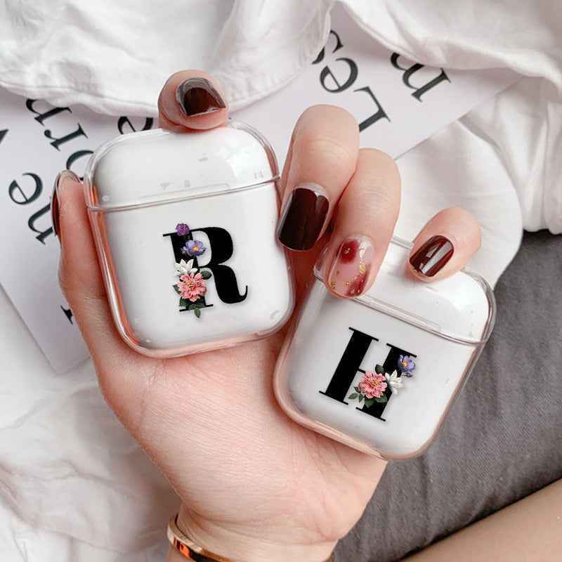 AirPods Case - Alphabet Design PC Shell
