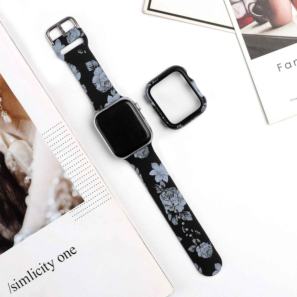 Trendy Silicone Watch Strap - Fashion Printed Band