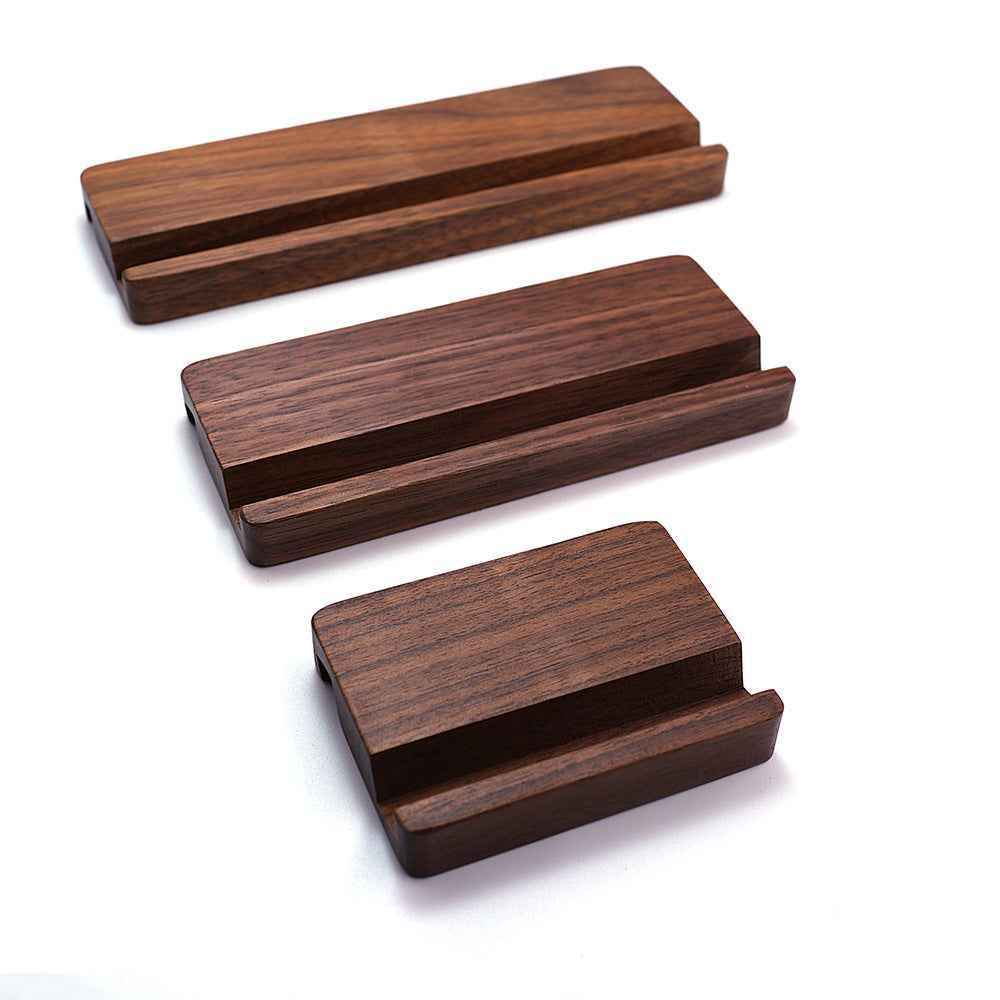 Walnut Phone Holder - Portable Wood Stand