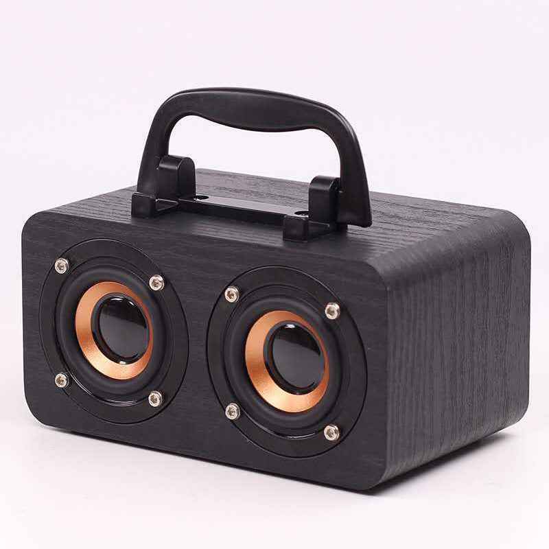 Wooden Bluetooth Speaker - Portable Outdoor Audio