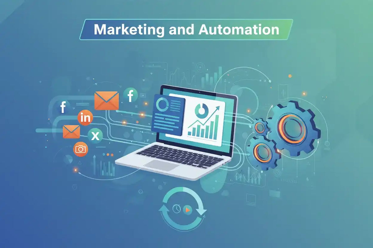 create-me-an-image-representing-marketing-and-automation-for-small-business-and-it-needs-to-actually-say-marketing-and-automation-within-the-image - True Technology 