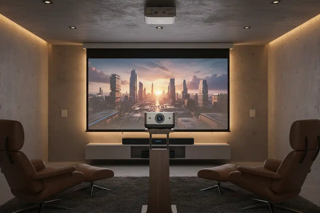 needs-to-represent-projector-and-screen-aswell-as-bluetooth-soundbar-speaker - True Technology 