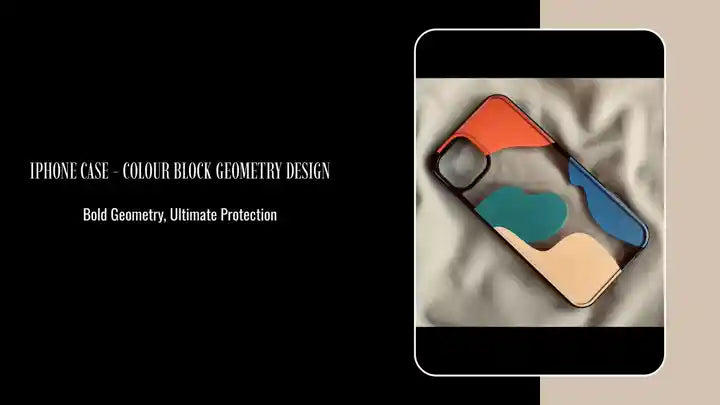 iPhone Case - Colour Block Geometry Design by@Outfy