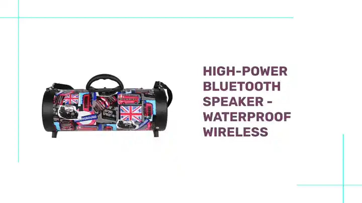 High-Power Bluetooth Speaker - Waterproof Wireless by@Outfy