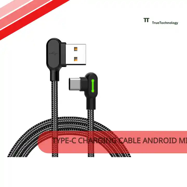 TYPE-C Charging Cable Android Micro Elbow Data Cable by@Outfy