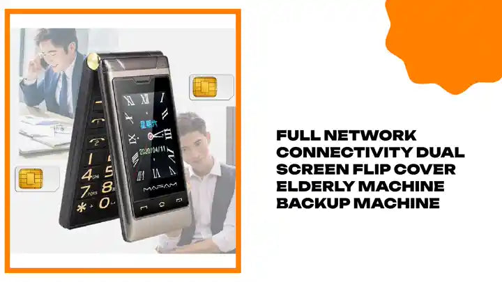 Full Network Connectivity Dual Screen Flip Cover Elderly Machine Backup Machine by@Outfy