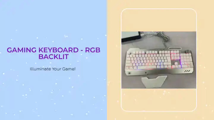 Gaming Keyboard - RGB Backlit by@Outfy