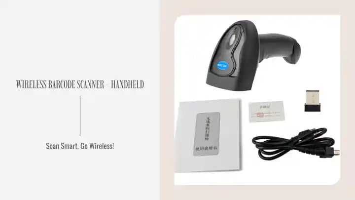Wireless Barcode Scanner - Handheld by@Outfy