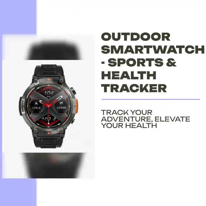 Outdoor Smartwatch - Sports &amp; Health Tracker by@Outfy