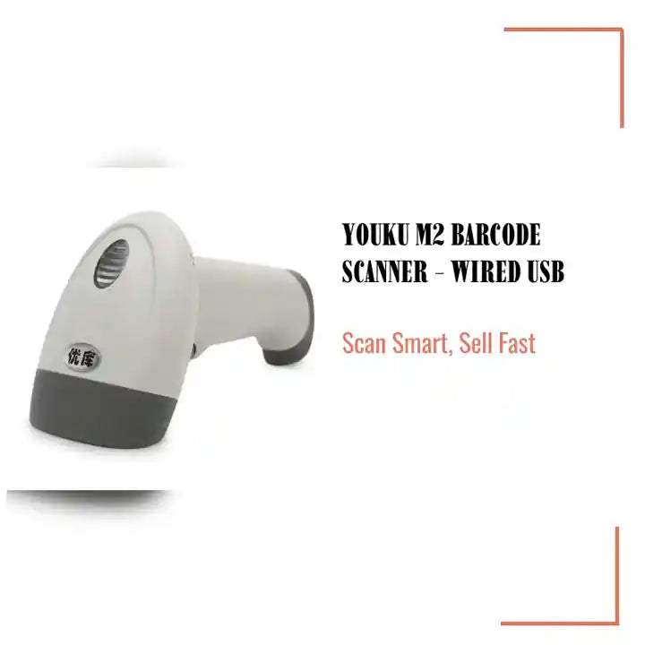 Youku M2 Barcode Scanner - Wired USB by@Outfy