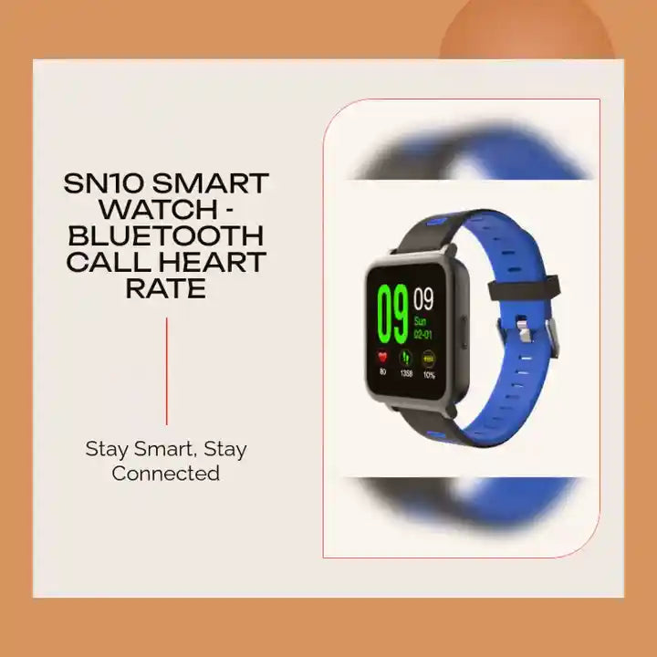 SN10 Smart Watch - Bluetooth Call Heart Rate by@Outfy