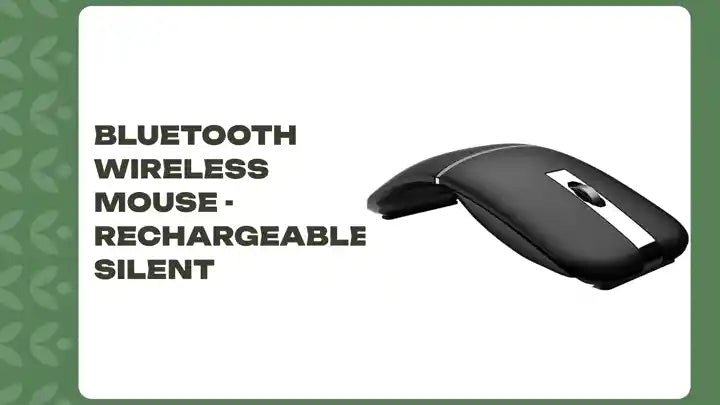 Bluetooth Wireless Mouse - Rechargeable Silent by@Outfy