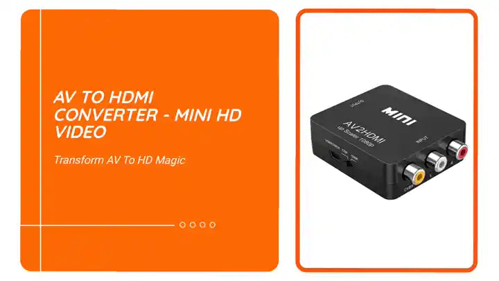 AV to HDMI Converter - Mini HD Video by@Outfy