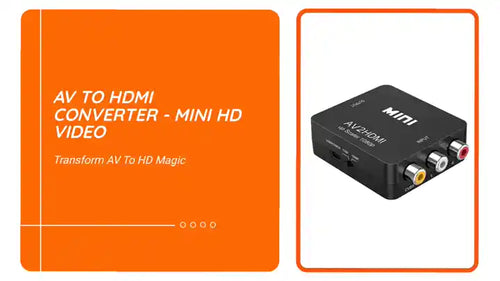 AV to HDMI Converter - Mini HD Video by@Outfy