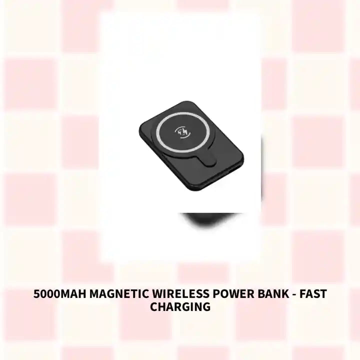 5000mAh Magnetic Wireless Power Bank - Fast Charging by@Outfy