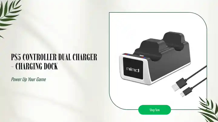 PS5 Controller Dual Charger - Charging Dock by@Outfy