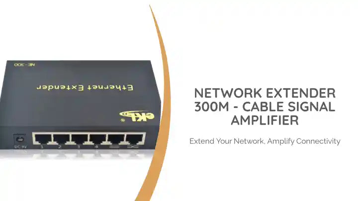 Network Extender 300M - Cable Signal Amplifier by@Outfy