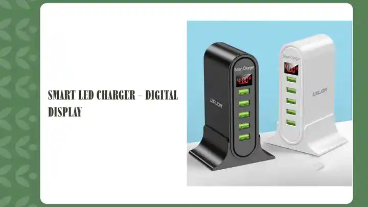 Smart LED Charger - Digital Display by@Outfy