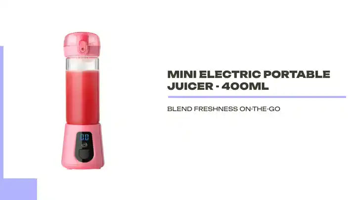 Mini Electric Portable Juicer - 400ml by@Outfy