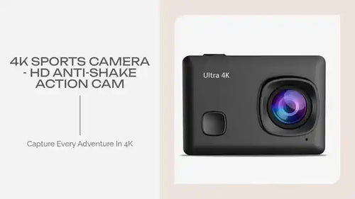 4K Sports Camera - HD Anti-Shake Action Cam by@Outfy