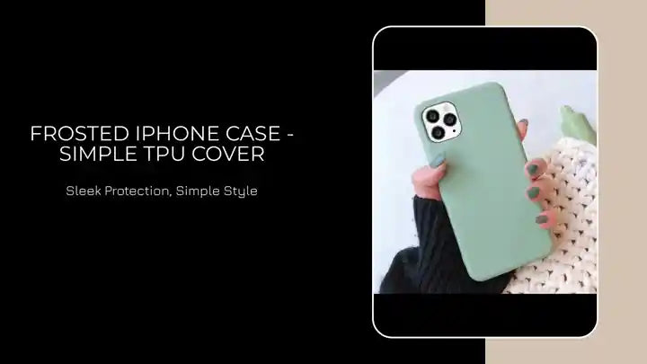 Frosted iPhone Case - Simple TPU Cover by@Outfy