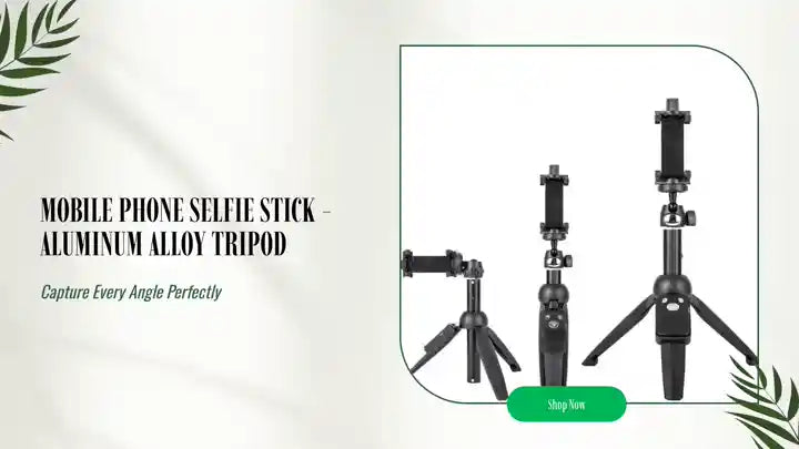 Mobile Phone Selfie Stick - Aluminum Alloy Tripod by@Outfy