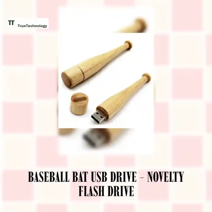 Baseball Bat USB Drive - Novelty Flash Drive by@Outfy