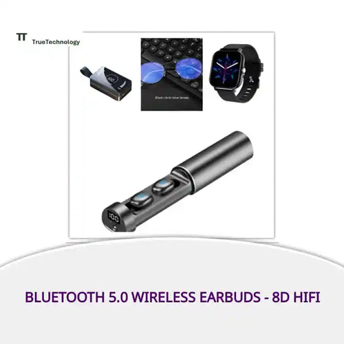 Bluetooth 5.0 Wireless Earbuds - 8D HIFI by@Outfy