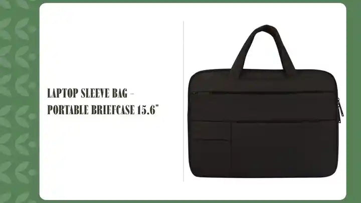 Laptop Sleeve Bag - Portable Briefcase 15.6" by@Outfy