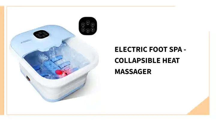 Electric Foot Spa - Collapsible Heat Massager by@Outfy