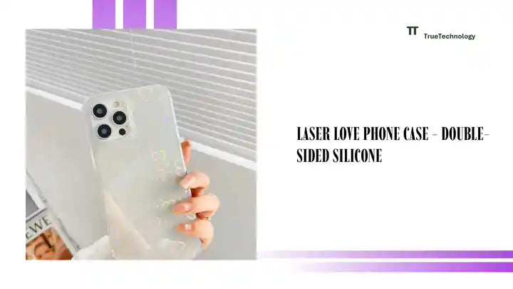 Laser Love Phone Case - Double-Sided Silicone by@Outfy
