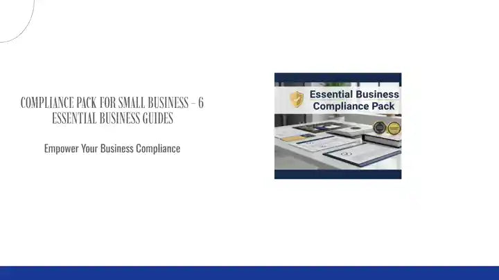 Compliance Pack for Small Business - 6 Essential Business Guides by@Outfy