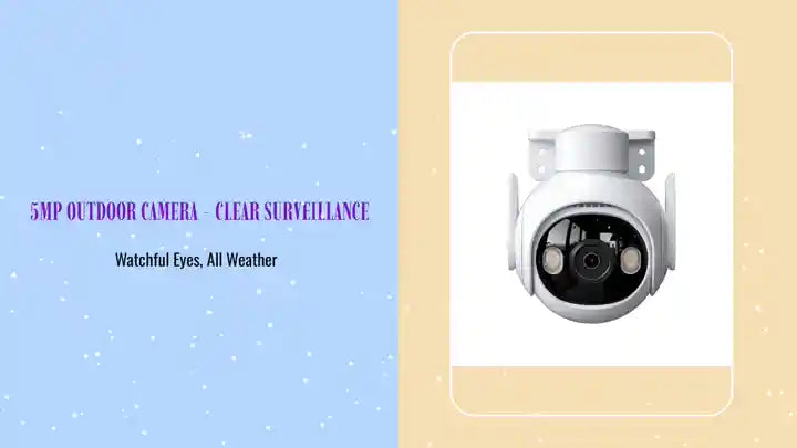 5MP Outdoor Camera - Clear Surveillance by@Outfy