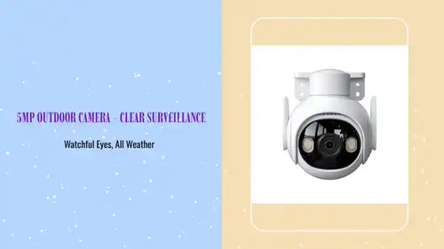 5MP Outdoor Camera - Clear Surveillance by@Outfy