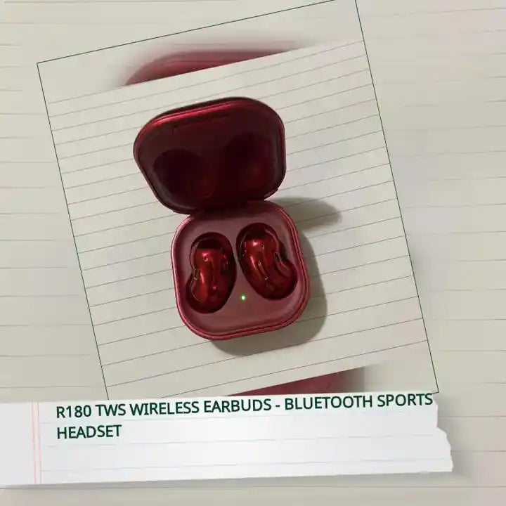 R180 TWS Wireless Earbuds - Bluetooth Sports Headset by@Outfy