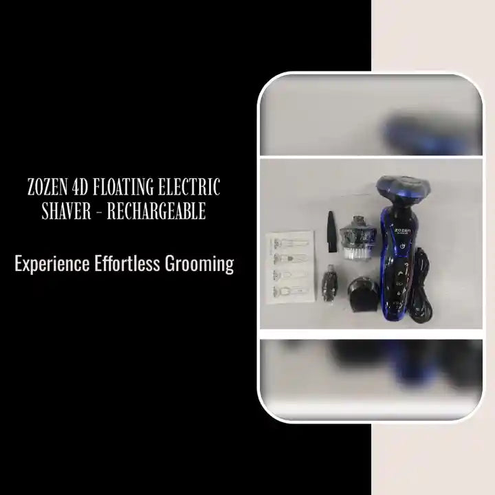 Zozen 4D Floating Electric Shaver - Rechargeable by@Outfy